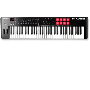 Comparateur de prix : M-AUDIO KMD OXYGEN61V - USB-Midi 61 notes 8 pads/pots/faders