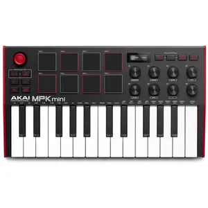 Comparateur de prix : Akai MPK Mini MKIII - Mini clavier USB 25 notes / 8 pads écran OLED