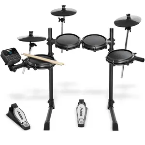 Comparateur de prix : Alesis Turbo Mesh Kit Batterie Electronique 4 Fûts 3 Cymbales