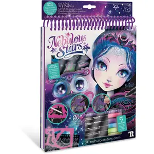 Hape Nebulous Stars Zentangle Black Pages Creative Sketchbook - Eclipsia, Multi, NS11121Vendu parjoueclub