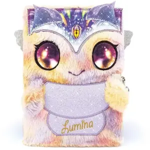 Non communiqué Agenda secret couverture en peluche - Lumina
