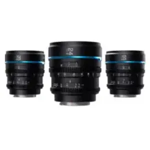 SIRUI Kit d'Objectifs Cinéma Nightwalker Series 24, 35 et 55mm T1.2 S35 à mise au point manuelle pour Monture M4/3 - NoirVendu parmiss-numerique