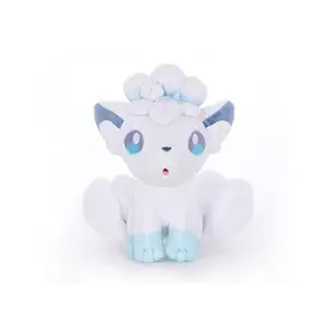 Peluche Alolan Vulpix Pokémon 21cm-blanc pas cher