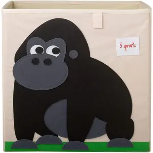 3 Sprouts Cube de rangement jouets Gorille pas cher