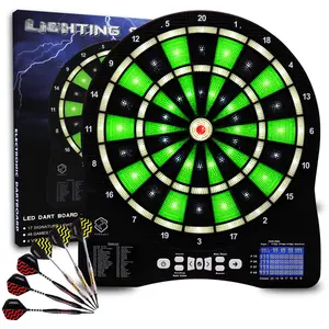 Turnart Cible de fléchettes LED & Dart Game Changer - Jeu de Flechette électro... pas cher