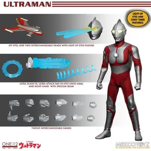 Mezco Toys Ultraman figurine lumineuse 1/12 Ultraman 16 cm
