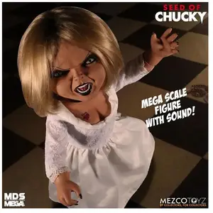 Comparateur de prix : Seed of Chucky Talking 15" Tiffany Megascale MDS action figure & sound MEZCO