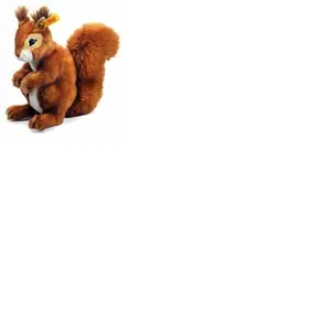 Steiff - 45141 - peluche - écureuil niki - rouge/brun pas cher
