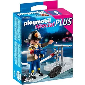 Playmobil Playmobil Fireman With Hose pas cher