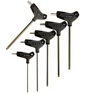 Clé Allen hexagonale en T 6mm avec boule SUPER B Classic TB 7636 pas cher