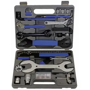 Coffret à outils vélo M-Wave 43 pièces clinique portable noire pas cher