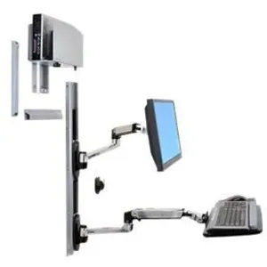 Ergotron LX Support mural Pour écran LCD jusque 61 cm (24") pas cher