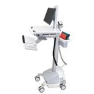 Ergotron SV42 chariot - Technologie brevetee Constant Force - pour ecran LCD/clavier/souris/processeur/ordinateur portable/lecteur de codes a barres - avec pivot LCD, EU - Conformite TAA pas cher
