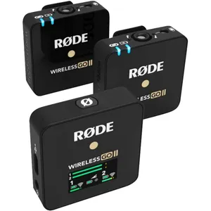 Comparateur de prix : RØDE Microphone Rode Kit double emetteurs + recepteur Version noir