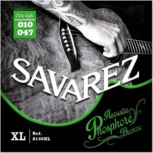 Savarez A140XL Extra Light Cordes pour guitare folk 10-47