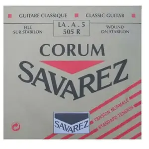 Comparateur de prix : Savarez 505R Corum Alliance rouge - Corde LA tirant normal - guitare classique