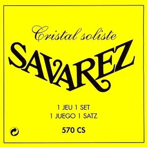 Savarez Alliance Cristal 570CS Jeu de Cordes pour Guitare classique
