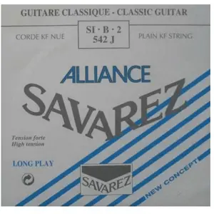 Savarez 542J Alliance bleu - Si tirant fort - Corde au détail guitare classique
