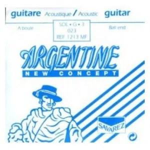 Comparateur de prix : SAVAREZ Argentine 1213MF - Corde de Sol tirant 23 à boule - Guitare Manouche