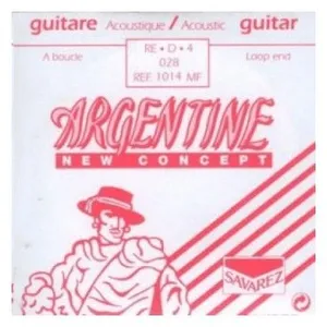 Savarez Argentine 1014 - Corde de Ré au détail à boucle Guitare Manouche - tirant 29