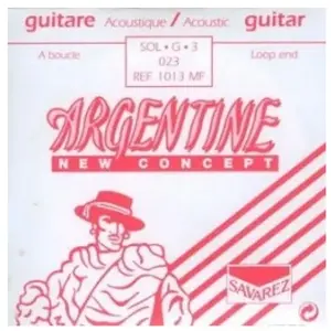 Comparateur de prix : Savarez Argentine 1013MF - Corde de Sol au détail à boucle Guitare Manouche - tirant 23