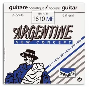 Comparateur de prix : Savarez Argentine 1610MF - Jeu de cordes à boule guitare Manouche - tirant 11-46