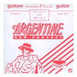 SAVAREZ Argentine 1013 - Corde de Sol au détail à boucle Guitare Manouche - tirant 22Vendu parwoodbrass