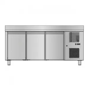 Table Réfrigérée Positive 3 Portes - Avec Dosseret - 315 L - Sofraca pas cher