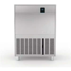 Icematic Machine à Glaçons Creux Connectée avec Réserve - 80 kg - - R290 - Acie... pas cher