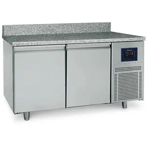Table Réfrigérée Pâtisserie 2 Portes 600X400 mm, Plan En Granite, 2°/+... pas cher