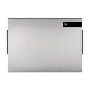 Icematic Machine à Glaçons Pleins à Eau Connectée sans Réserve - 210 kg - - R290 - Acier inoxydable 760x620x575mm pas cher