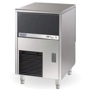 Brema Machine à Glaçons Pleins 40 kg/24h, Réserve-Bac à glaçons 16kg, conden... pas cher