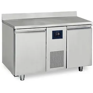 Non communiqué Table congélateur avec 2 portes GN 1/1 et dosseret, 10°/ 20°C Virtus pas cher