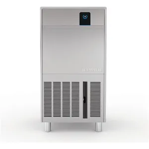 Icematic Machine à Glaçons Creux Connectée à Air avec Réserve - 50 kg - - R290 - Acier inoxydable 585x585x880mm pas cher