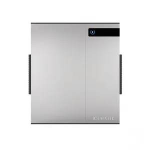 Icematic Machine à Glaçons Pleins à Eau Connectée sans Réserve - 205 kg - - R290 - Acier inoxydable 560x620x660mm pas cher