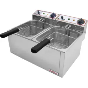 Beckers Friteuse électrique FR 6+6 LTVendu parcarrefour
