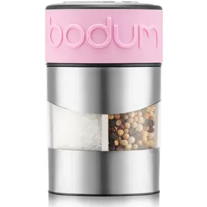 Bodum - Moulin duo sel et poivre en inox brossé gris OS pas cher
