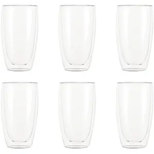 Comparateur de prix : Bodum 4560-10-12 PAVINA Set 6 Verres, Double paroi, 0.45 liters, Crème