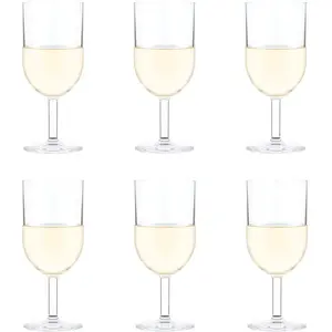 Bodum - 6 Verres à vin blanc Oktett transparents - 0.23 L OS