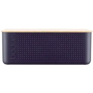 Boîte à pain 37cm bambou/plastique minuit Bodum 11555-540S pas cher