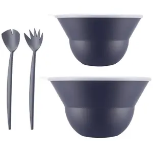 Saladiers 3.0 L Et 4.9 L Couvercle Plastique+couverts B-topee-bodum pas cher
