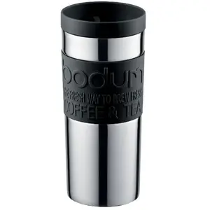 Travel mug en inox avec bouchon à vis Bodum 0,35 L Noir