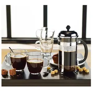 Set cafetière Bodum Chambord 1 L + 4 mugs Bodum Bistro 0,35 L pas cher