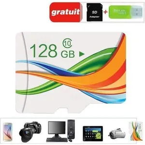 GAAK V03 Carte Mémoire Micro SD 128go Class 10 Adaptateur sd + lecteur...Vendu parcdiscount