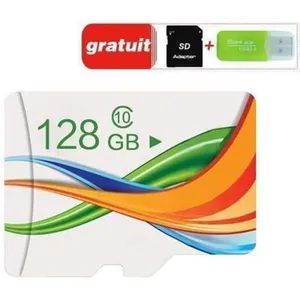 GAAK 128 Go V03 Carte Mémoire Micro SD 128go Class 10 Adaptateur sd + lecteur de cartesVendu parcdiscount