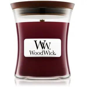 Comparateur de prix : Woodwick Black Cherry bougie parfumée avec mèche en bois 85 g