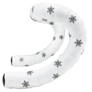 Ruban de cintre Supacaz Super Sticky Kush Galaxy blanc/noir + bouchons pas cher