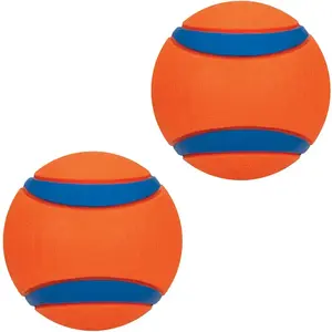 Chuckit! Balle Ultra Durable 2-Pk M En Caoutchouc Ø 6,5cm - Pour Chien