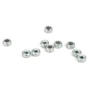 4-40 Steel Locking 1/2 Nuts (10)