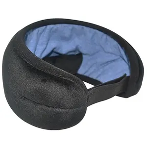 Ecouteurs Stéréo Sans Fil Masque de Sommeil Doux Yeux de Sommeil Casque Musique WEN641 pas cher